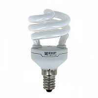 Лампа энергосберегающая HS-полуспираль 15W 4200K E14 10000h  Simple |  код. HS-T2-15-842-E14 |  EKF